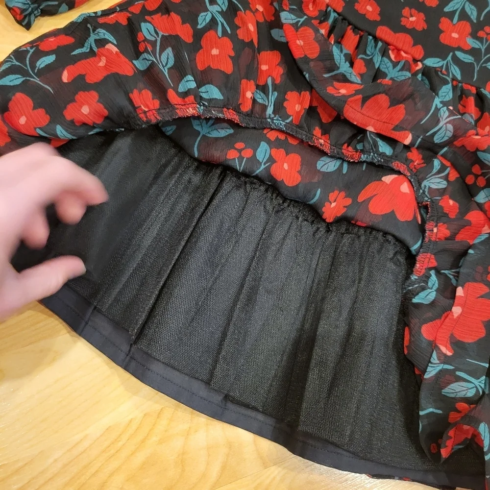 Carters Long Sleeve Floral Fancy Dress Size 2T New